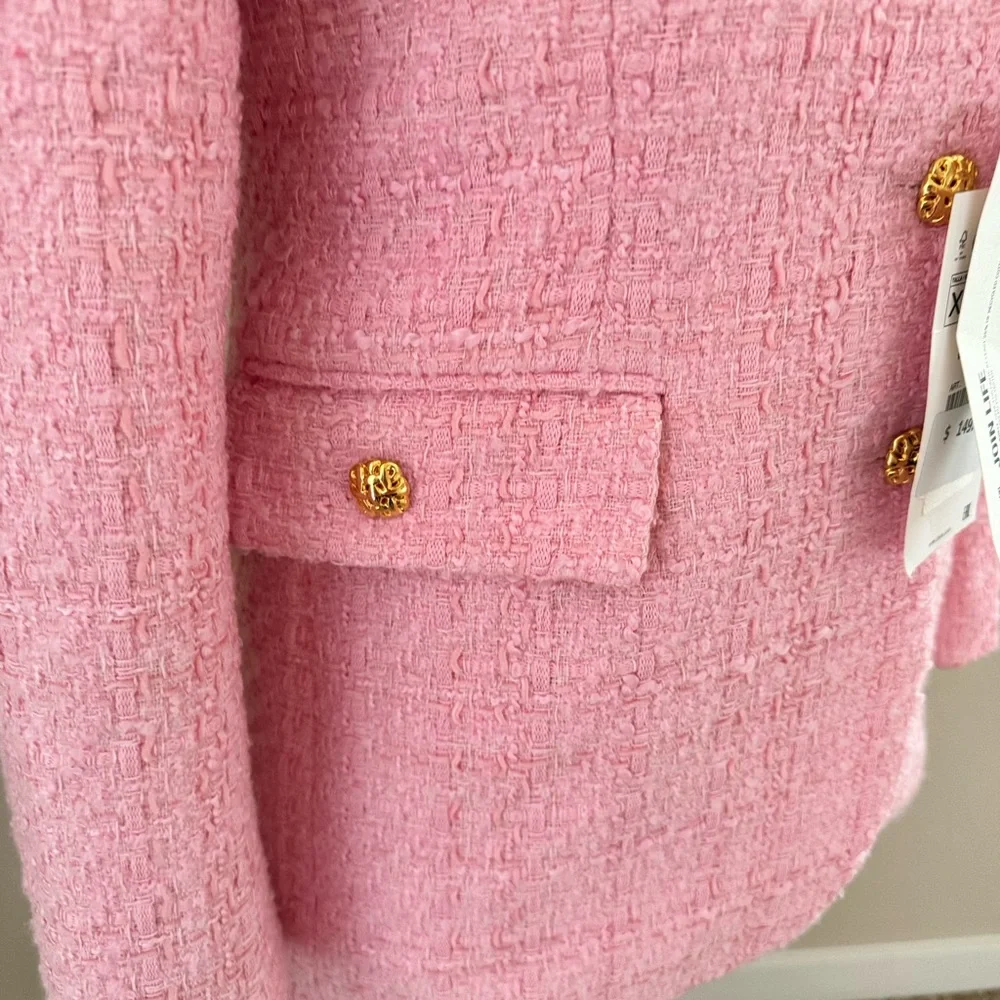 Tweed Pink blazer Zara - Picture 5 of 9